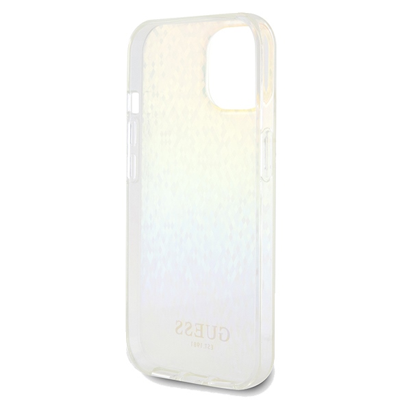iTok webáruház - Guess Guess IML Faceted Mirror Disco Iridescent tok iPhone 14 / 15 / 13 készülékhez (többszínű) 7 Guess IML Faceted Mirror Disco Iridescent case for iPhone 14 / 15 / 13 (többszínű)
