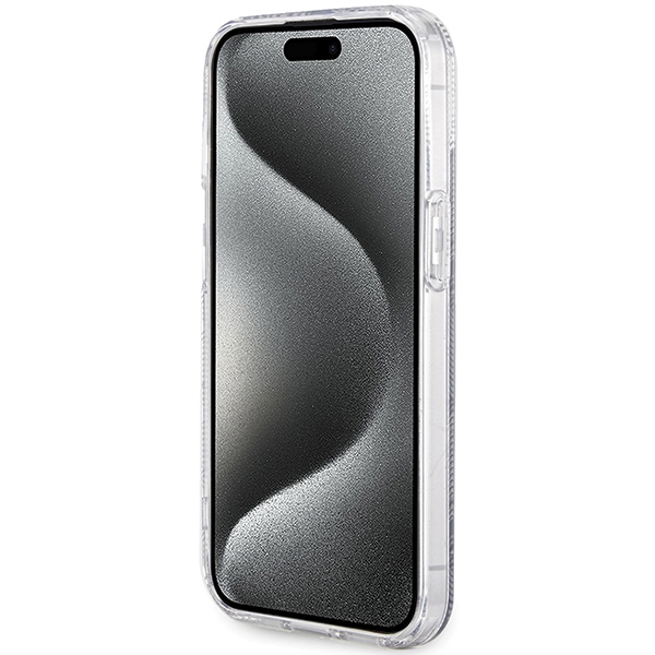 iTok webáruház - Guess Guess IML GCube MagSafe tok iPhone 15 / 14 / 13 készülékhez (fekete) 5 Guess IML GCube MagSafe case for iPhone 15 / 14 / 13 (fekete)