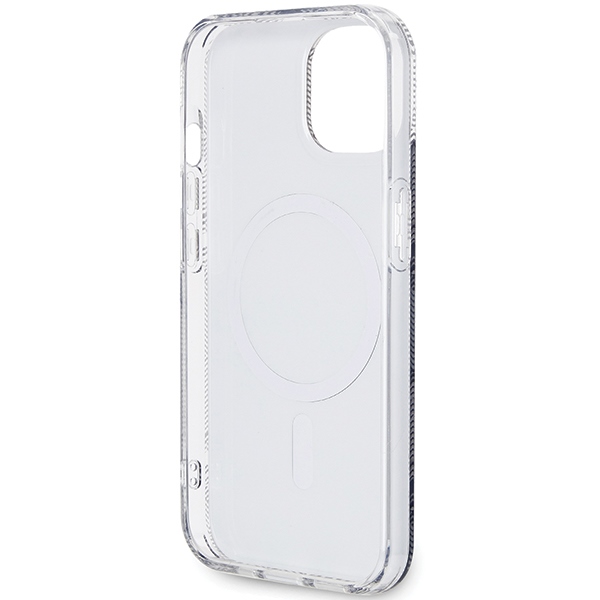 iTok webáruház - Guess Guess IML GCube MagSafe tok iPhone 15 / 14 / 13 készülékhez (fekete) 7 Guess IML GCube MagSafe case for iPhone 15 / 14 / 13 (fekete)