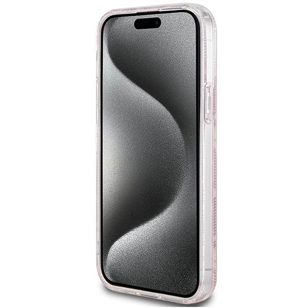 iTok webáruház - Guess Guess IML GCube MagSafe tok iPhone 15 / 14 / 13 készülékhez (rózsaszín) 5 Guess IML GCube MagSafe case for iPhone 15 / 14 / 13 (rózsaszín)