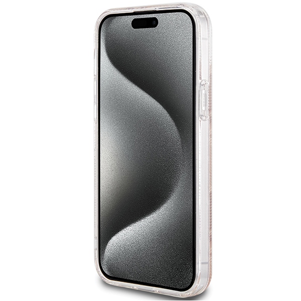 iTok webáruház - Guess Guess IML GCube MagSafe tok iPhone 15 / 14 / 13 készülékhez (barna) 5 Guess IML GCube MagSafe case for iPhone 15 / 14 / 13 (barna)