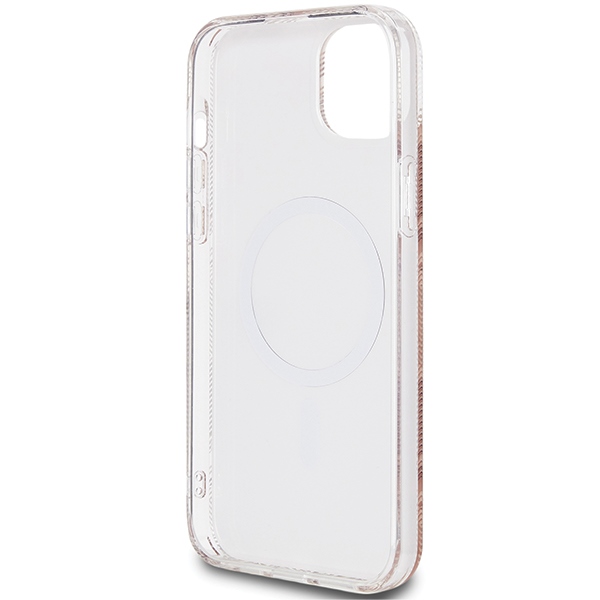 iTok webáruház - Guess Guess IML GCube MagSafe tok iPhone 15 / 14 / 13 készülékhez (barna) 7 Guess IML GCube MagSafe case for iPhone 15 / 14 / 13 (barna)