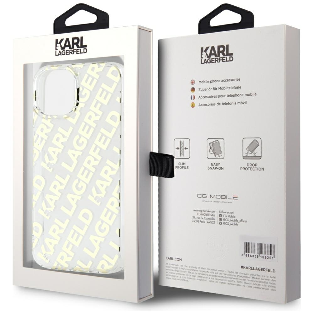 iTok webáruház - Karl Lagerfeld Karl Lagerfeld IML Fullover Logo tok iPhone 15 / 14 / 13 készülékhez (arany) 8 Karl Lagerfeld IML Fullover Logo case for iPhone 15 / 14 / 13 (arany)