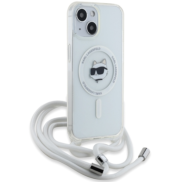 iTok webáruház - Karl Lagerfeld Karl Lagerfeld IML Choupette Head & Cord MagSafe tok iPhone 14/13/15 készülékhez (átlátszó) 3 Karl Lagerfeld IML Choupette Head & Cord MagSafe case for iPhone 14 / 13 / 15 (átlátszó)