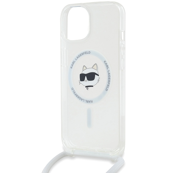 iTok webáruház - Karl Lagerfeld Karl Lagerfeld IML Choupette Head & Cord MagSafe tok iPhone 14/13/15 készülékhez (átlátszó) 5 Karl Lagerfeld IML Choupette Head & Cord MagSafe case for iPhone 14 / 13 / 15 (átlátszó)