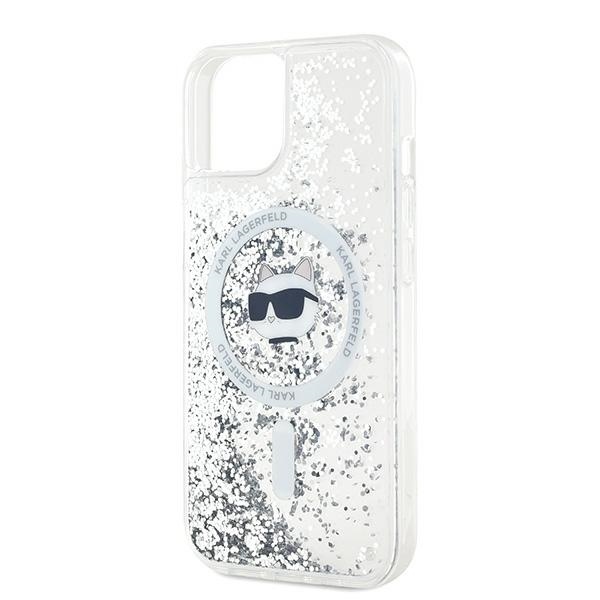 iTok webáruház - Karl Lagerfeld Karl Lagerfeld Liquid Glitter Choupette Head MagSafe tok iPhone 13 készülékhez (átlátszó) 6 Karl Lagerfeld Liquid Glitter Choupette Head MagSafe case for iPhone 13 (átlátszó)