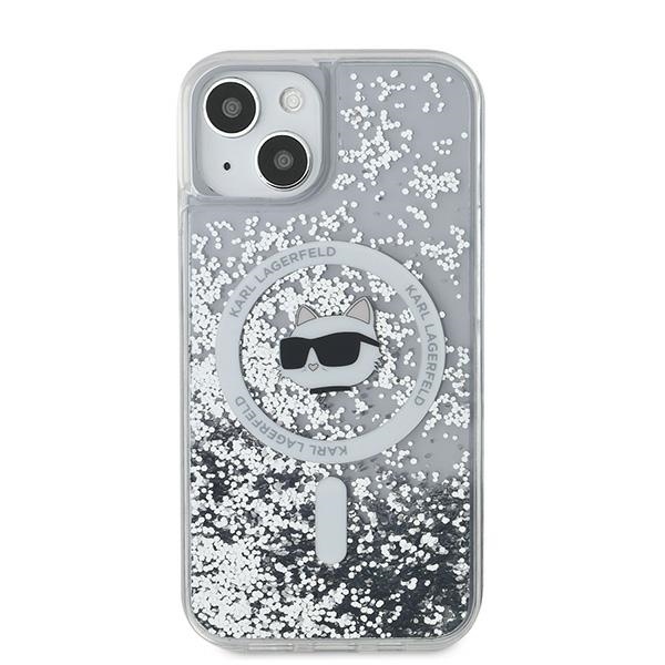 iTok webáruház - Karl Lagerfeld Karl Lagerfeld Liquid Glitter Choupette Head MagSafe tok iPhone 14/15/13 készülékekhez (átlátszó) 3 Karl Lagerfeld Liquid Glitter Choupette Head MagSafe case for iPhone 14 / 15 / 13 (átlátszó)