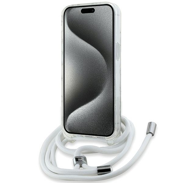 iTok webáruház - Karl Lagerfeld Karl Lagerfeld IML Crossbody Monogram Karl & Choupette Head MagSafe tok iPhone 15 / 14 / 13 készülékhez (átlátszó) 4 Karl Lagerfeld IML Crossbody Monogram Karl & Choupette Head MagSafe Case for iPhone 15 / 14 / 13 (átlátszó)