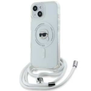 Karl Lagerfeld IML Karl Head MagSafe tok iPhone 15 / 14 / 13 készülékhez (átlátszó)