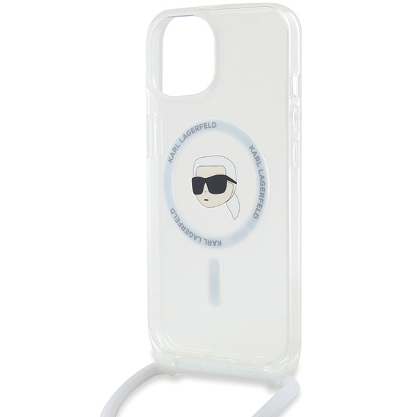 iTok webáruház - Karl Lagerfeld Karl Lagerfeld IML Karl Head MagSafe tok iPhone 15 / 14 / 13 készülékhez (átlátszó) 5 Karl Lagerfeld Crossbody IML Karl Head MagSafe case for iPhone 15 / 14 / 13 (átlátszó)