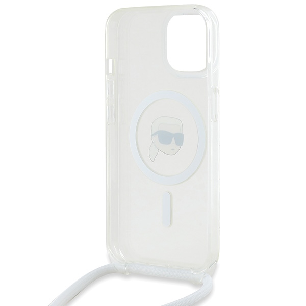 iTok webáruház - Karl Lagerfeld Karl Lagerfeld IML Karl Head MagSafe tok iPhone 15 / 14 / 13 készülékhez (átlátszó) 6 Karl Lagerfeld Crossbody IML Karl Head MagSafe case for iPhone 15 / 14 / 13 (átlátszó)