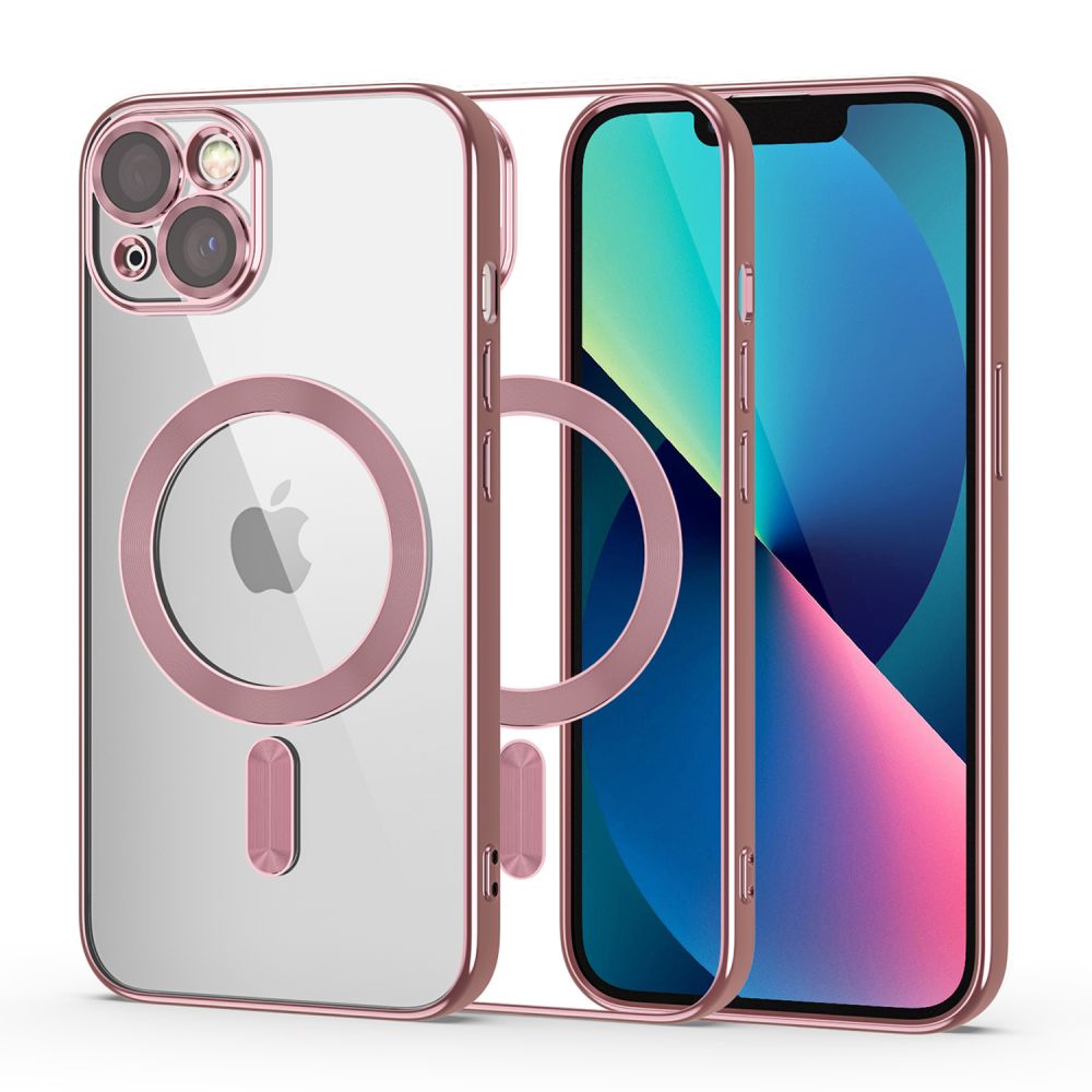 iTok webáruház - Tech-Protect Tech-Protect MagShine Line MagSafe iPhone 13 tok (rózsaszín) 1 Tech-Protect MagShine Line MagSafe iPhone 13 Case (rózsaszín)