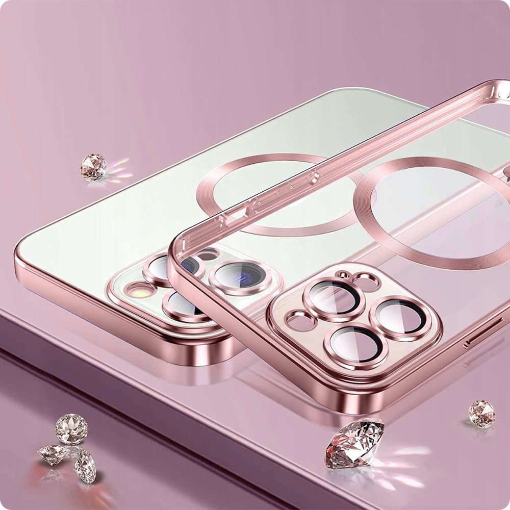 iTok webáruház - Tech-Protect Tech-Protect MagShine Line MagSafe iPhone 13 tok (rózsaszín) 2 Tech-Protect MagShine Line MagSafe iPhone 13 Case (rózsaszín)
