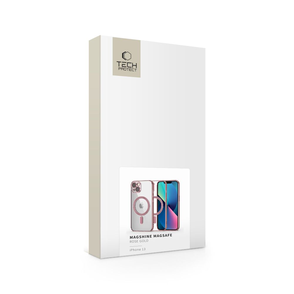iTok webáruház - Tech-Protect Tech-Protect MagShine Line MagSafe iPhone 13 tok (rózsaszín) 7 Tech-Protect MagShine Line MagSafe iPhone 13 Case (rózsaszín)
