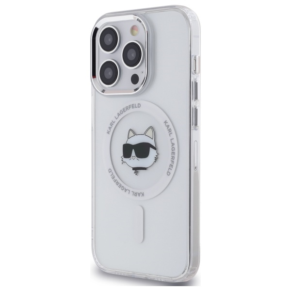 iTok webáruház - Karl Lagerfeld Karl Lagerfeld IML Metal Choupette Head MagSafe iPhone 13 tok (fehér) 2 Karl Lagerfeld IML Metal Choupette Head MagSafe iPhone 13 Case (fehér)
