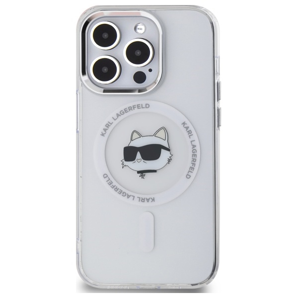 iTok webáruház - Karl Lagerfeld Karl Lagerfeld IML Metal Choupette Head MagSafe iPhone 13 tok (fehér) 3 Karl Lagerfeld IML Metal Choupette Head MagSafe iPhone 13 Case (fehér)