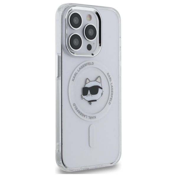 iTok webáruház - Karl Lagerfeld Karl Lagerfeld IML Metal Choupette Head MagSafe iPhone 13 tok (fehér) 4 Karl Lagerfeld IML Metal Choupette Head MagSafe iPhone 13 Case (fehér)