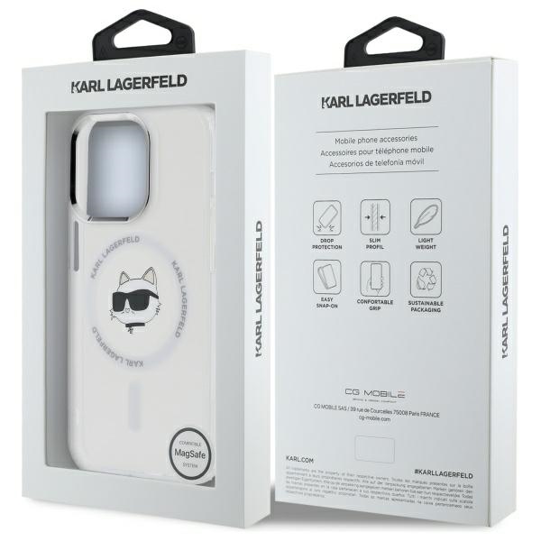 iTok webáruház - Karl Lagerfeld Karl Lagerfeld IML Metal Choupette Head MagSafe iPhone 13 tok (fehér) 8 Karl Lagerfeld IML Metal Choupette Head MagSafe iPhone 13 Case (fehér)