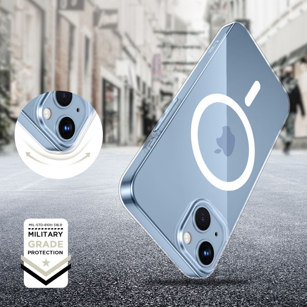 iTok webáruház - Tech-Protect Tech-Protect FlexAir MagSafe tok iPhone 13 / 14 készülékhez (átlátszó) 2 Tech-Protect FlexAir MagSafe Case for iPhone 13 / 14 (átlátszó)