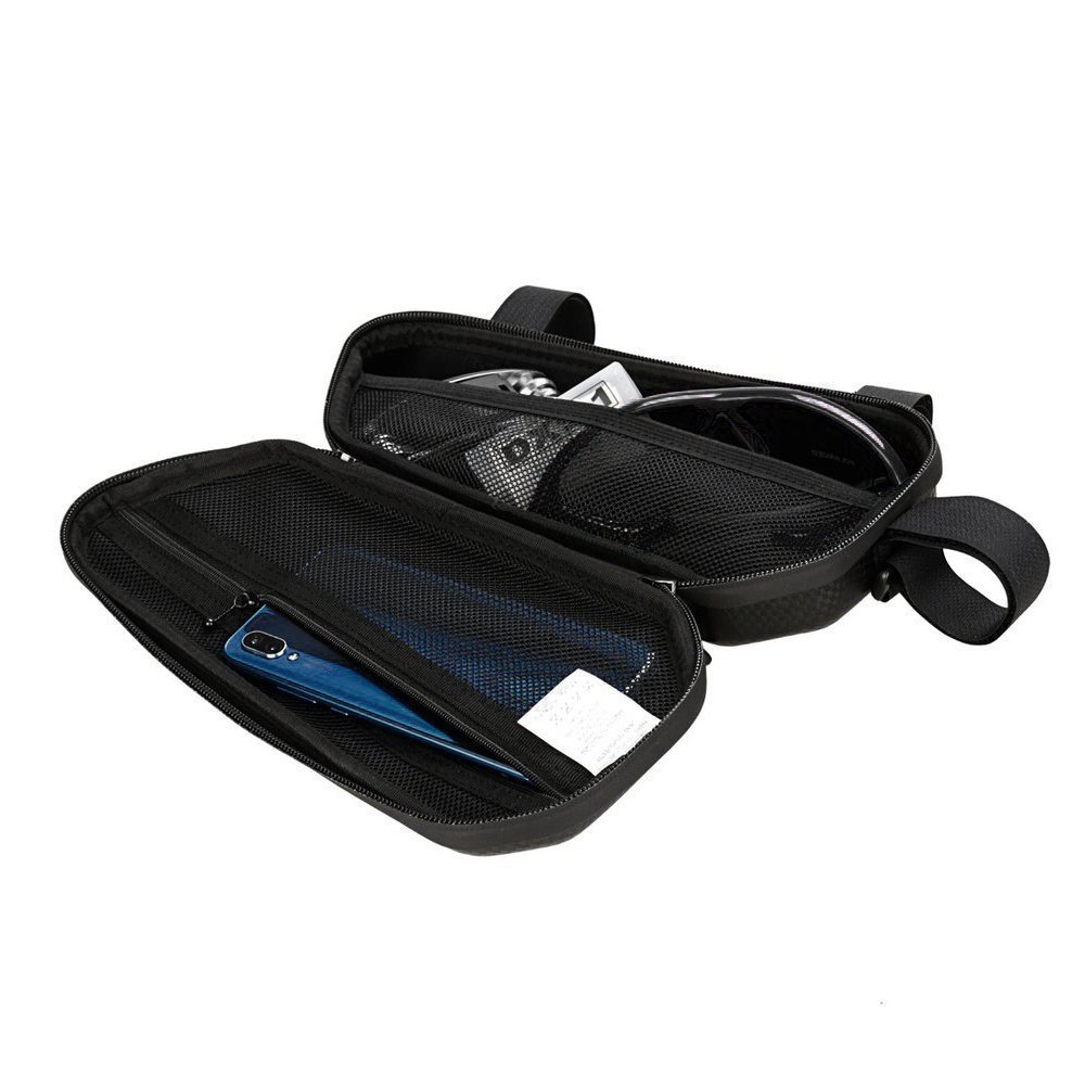 iTok webáruház - Wozinsky Wozinsky WBB10BK kerékpáros váztáska 1,5 l, fekete 4 Wozinsky Bicycle Frame Bag 1.5L Black (WBB10BK)