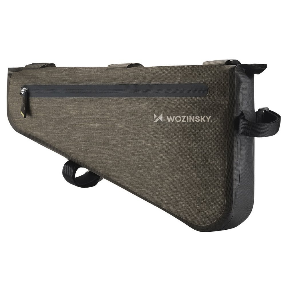 iTok webáruház - Wozinsky Wozinsky WBB15BK 3,5 literes szürke kerékpáros váztáska 4 Wozinsky Bicycle Frame Bag 3.5L Gray (WBB15BK)
