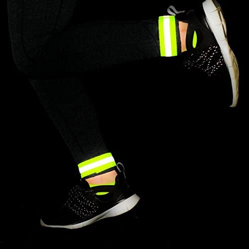 iTok webáruház - Hurtel fényvisszaverő karpánt kerékpározáshoz és futáshoz, 4 cm, narancssárga 5 Reflective armband bicycle running velcro 4cm orange