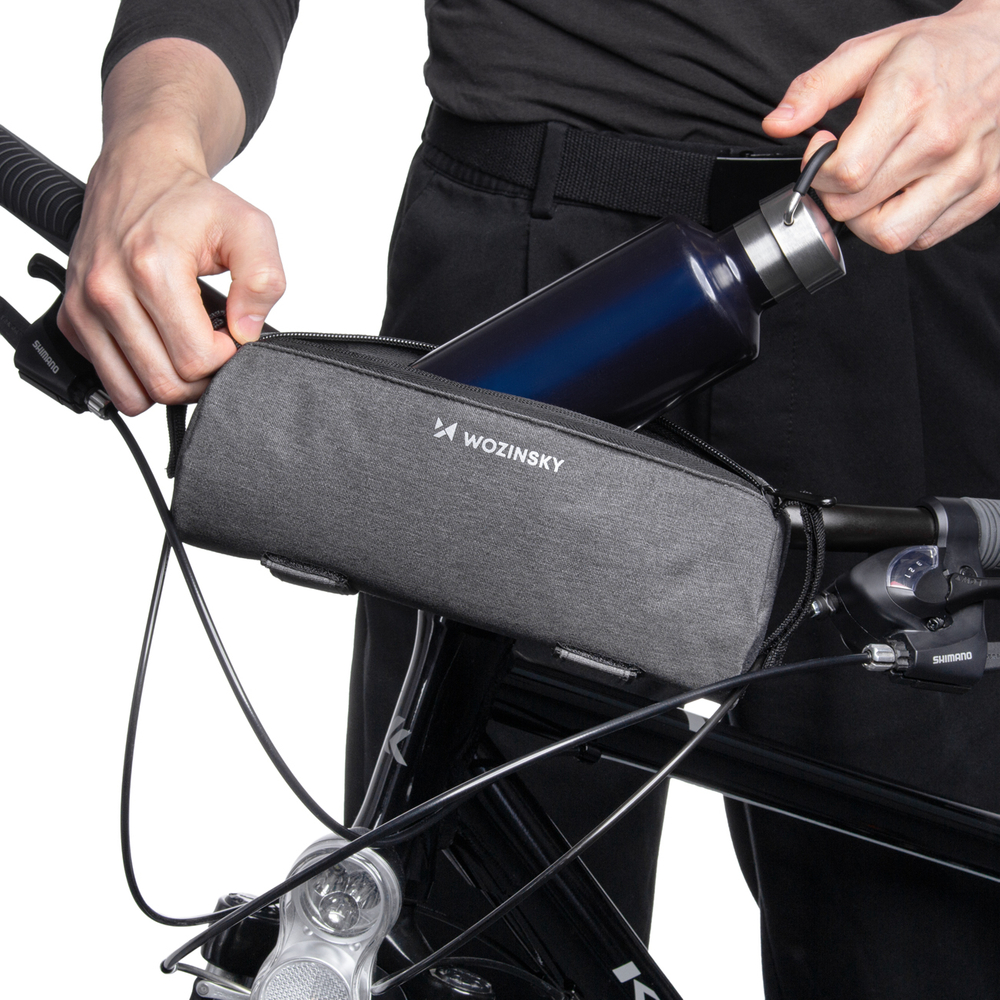 iTok webáruház - Wozinsky Wozinsky WBB37GRB kerékpáros táska hőszigeteléssel (szürke) 8 Wozinsky WBB37GRB bicycle bag with thermal insulation (szürke)