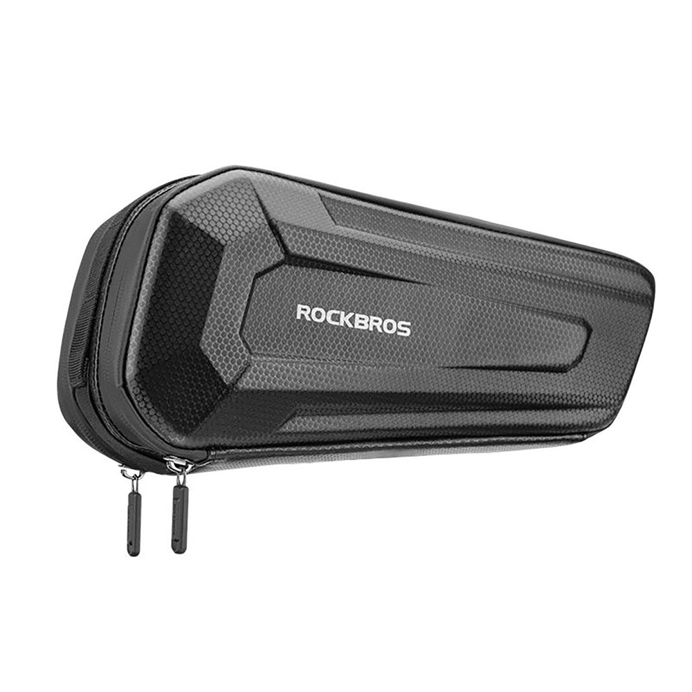 iTok webáruház - RockBros Rockbros B66 vízálló kerékpáros váztáska (fekete) 1 Rockbros B66 waterproof bicycle bag for frame (fekete)