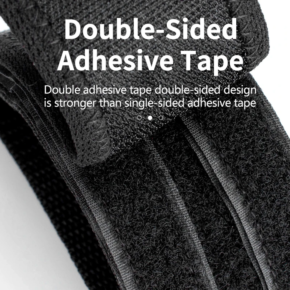 iTok webáruház - RockBros Rockbros GZT1001BK kerékpárpedál-pánt, 2 db (fekete) 5 Rockbros GZT1001BK Bicycle Pedal Straps 2 pcs (fekete)