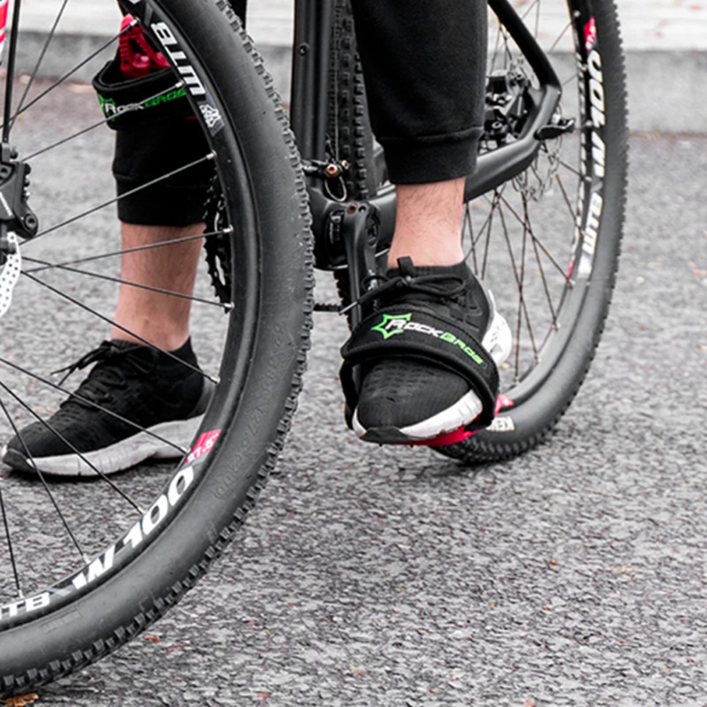 iTok webáruház - RockBros Rockbros GZT1001BK kerékpárpedál-pánt, 2 db (fekete) 7 Rockbros GZT1001BK Bicycle Pedal Straps 2 pcs (fekete)
