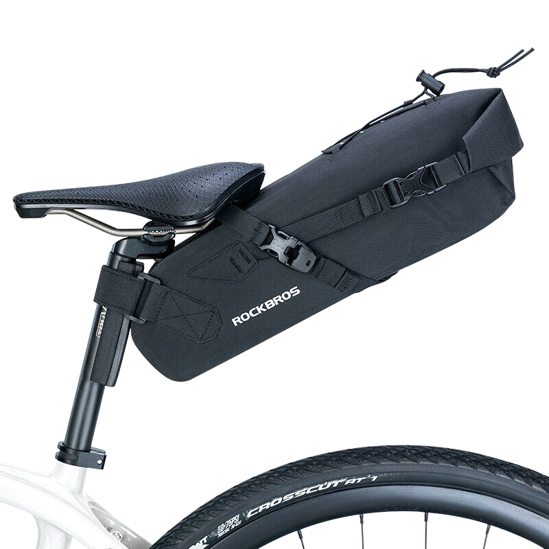 iTok webáruház - RockBros Rockbros 30130061001 kerékpáros táska 3 l (fekete) 1 Rockbros 30130061001 bicycle bag 3L (fekete)