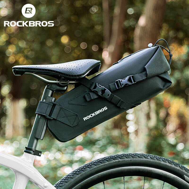 iTok webáruház - RockBros Rockbros 30130061001 kerékpáros táska 3 l (fekete) 3 Rockbros 30130061001 bicycle bag 3L (fekete)