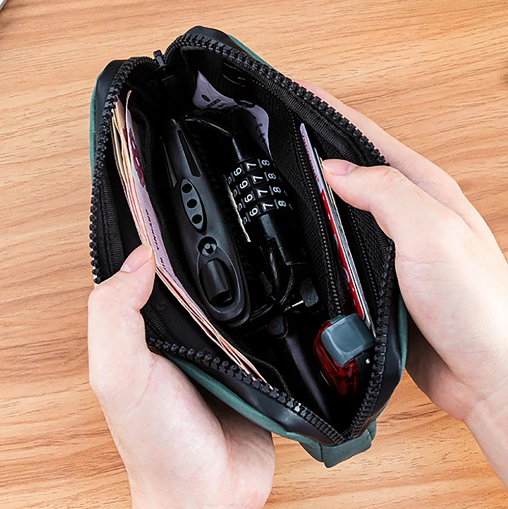iTok webáruház - RockBros Rockbros 30990043006 kerékpáros táska 0,15 l (türkiz) 5 Rockbros bicycle bag 30990043006 for phone, keys, wallet 0.15 l (türkiz)