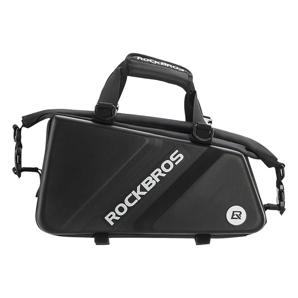 iTok webáruház - RockBros Rockbros 30140090001 kerékpáros csomagtartótáska 11,6 l (fekete) 1 Rockbros 30140090001 bicycle bag for trunk 11.6l (fekete)