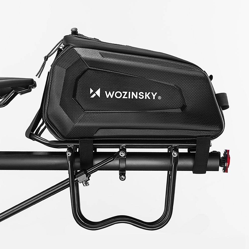 iTok webáruház - Wozinsky Wozinsky WSR-01B kerékpáros csomagtartótáska 9 l (fekete) 4 Wozinsky WSR-01B Bicycle Pannier for Trunk 9l (fekete)