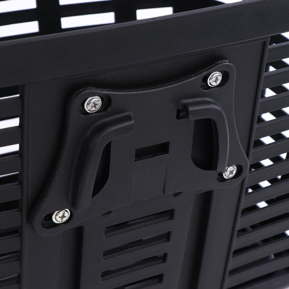 iTok webáruház - Wozinsky Wozinsky WKR-PK műanyag kerékpáros kosár (fekete) 5 Wozinsky WKR-PK plastic handlebar bicycle basket (fekete)