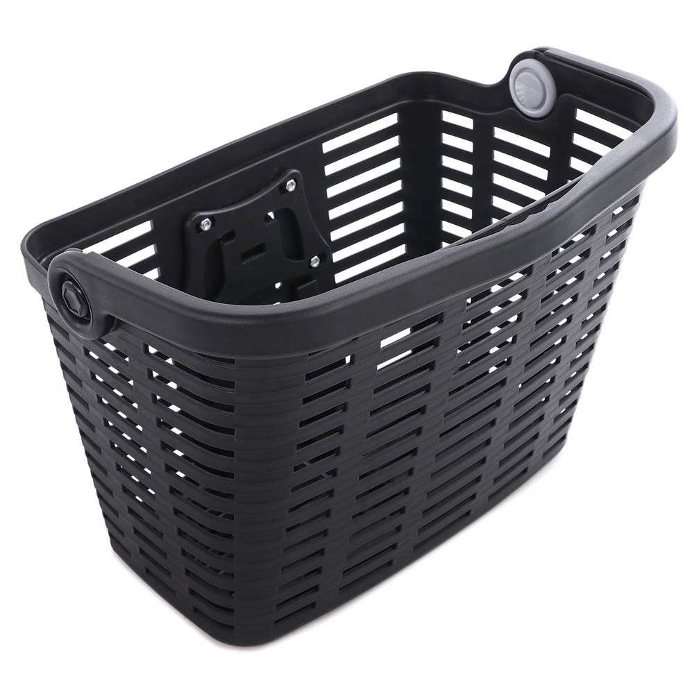 iTok webáruház - Wozinsky Wozinsky WKR-PK műanyag kerékpáros kosár (fekete) 6 Wozinsky WKR-PK plastic handlebar bicycle basket (fekete)