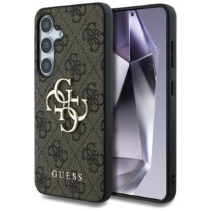 Guess Big 4G Logo Classic Logo tok Samsung Galaxy S25 Plus (barna)