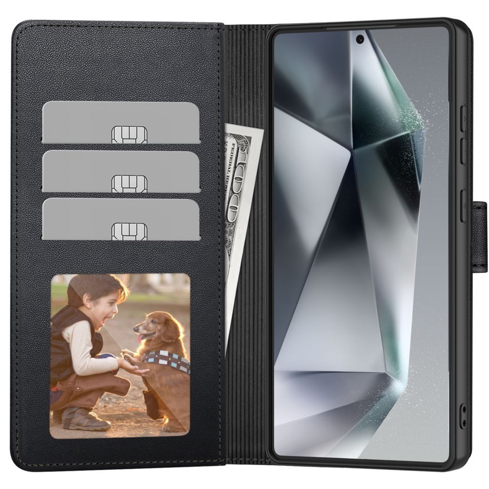 iTok webáruház - Tech-Protect Tech-Protect Wallet tok Samsung Galaxy S25 FE (fekete) 2 Tech-Protect Wallet Case for Samsung Galaxy S25 FE (fekete)