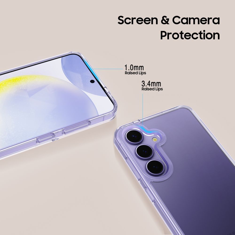 iTok webáruház - Tech-Protect Tech-Protect FlexAir Hybrid tok Samsung Galaxy S25 FE-hez (átlátszó) 3 Tech-Protect FlexAir Hybrid Case for Samsung Galaxy S25 FE (átlátszó)
