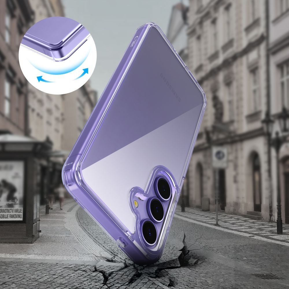 iTok webáruház - Tech-Protect Tech-Protect FlexAir Hybrid tok Samsung Galaxy S25 FE-hez (átlátszó) 4 Tech-Protect FlexAir Hybrid Case for Samsung Galaxy S25 FE (átlátszó)