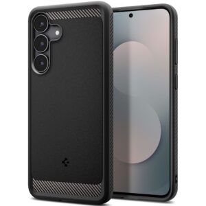 Spigen Rugged Armor tok Samsung Galaxy S25 FE készülékhez (matt fekete)