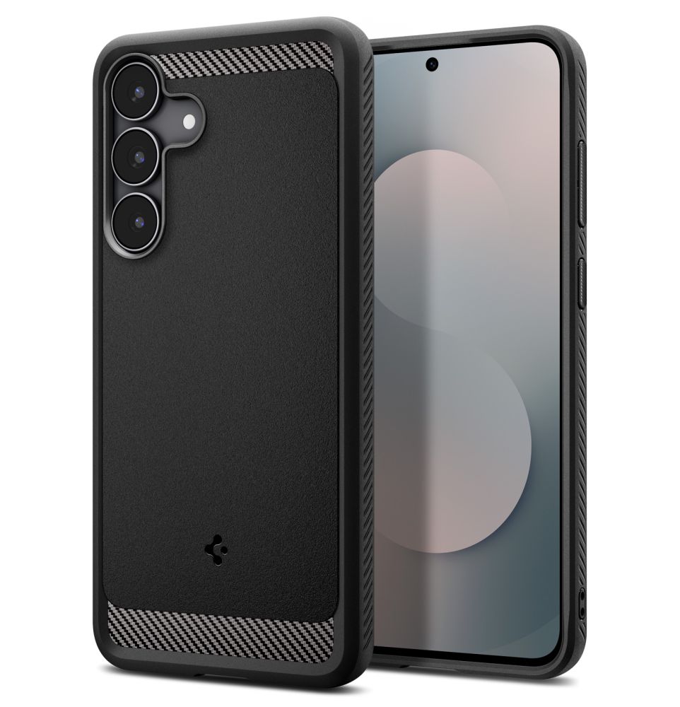 iTok webáruház - Samsung Spigen Rugged Armor tok Samsung Galaxy S25 FE készülékhez (matt fekete) 1 Spigen Rugged Armor Case for Samsung Galaxy S25 FE (matt fekete)
