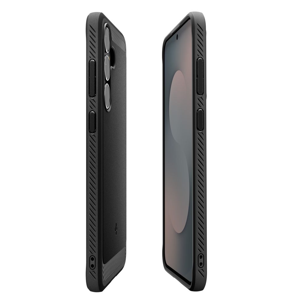 iTok webáruház - Samsung Spigen Rugged Armor tok Samsung Galaxy S25 FE készülékhez (matt fekete) 7 Spigen Rugged Armor Case for Samsung Galaxy S25 FE (matt fekete)