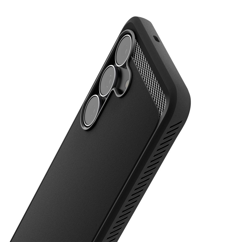 iTok webáruház - Samsung Spigen Rugged Armor tok Samsung Galaxy S25 FE készülékhez (matt fekete) 8 Spigen Rugged Armor Case for Samsung Galaxy S25 FE (matt fekete)