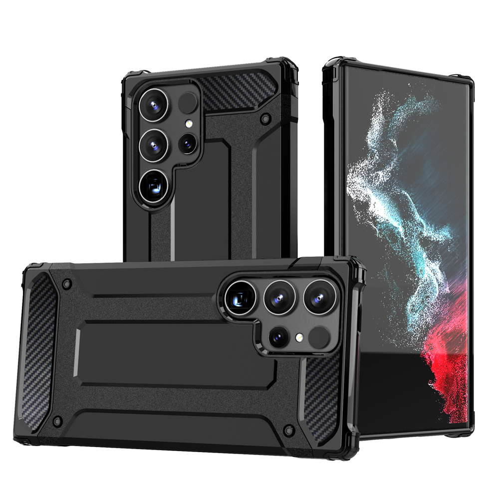 iTok webáruház - Samsung Hybrid Armor tok Samsung Galaxy S25 Edge (fekete) 1 Hybrid Armor Case for Samsung Galaxy S25 Edge (fekete)
