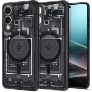 Spigen Ultra Hybrid Mag tok Samsung Galaxy S25 Edge készülékhez, nyomtatott (fekete)