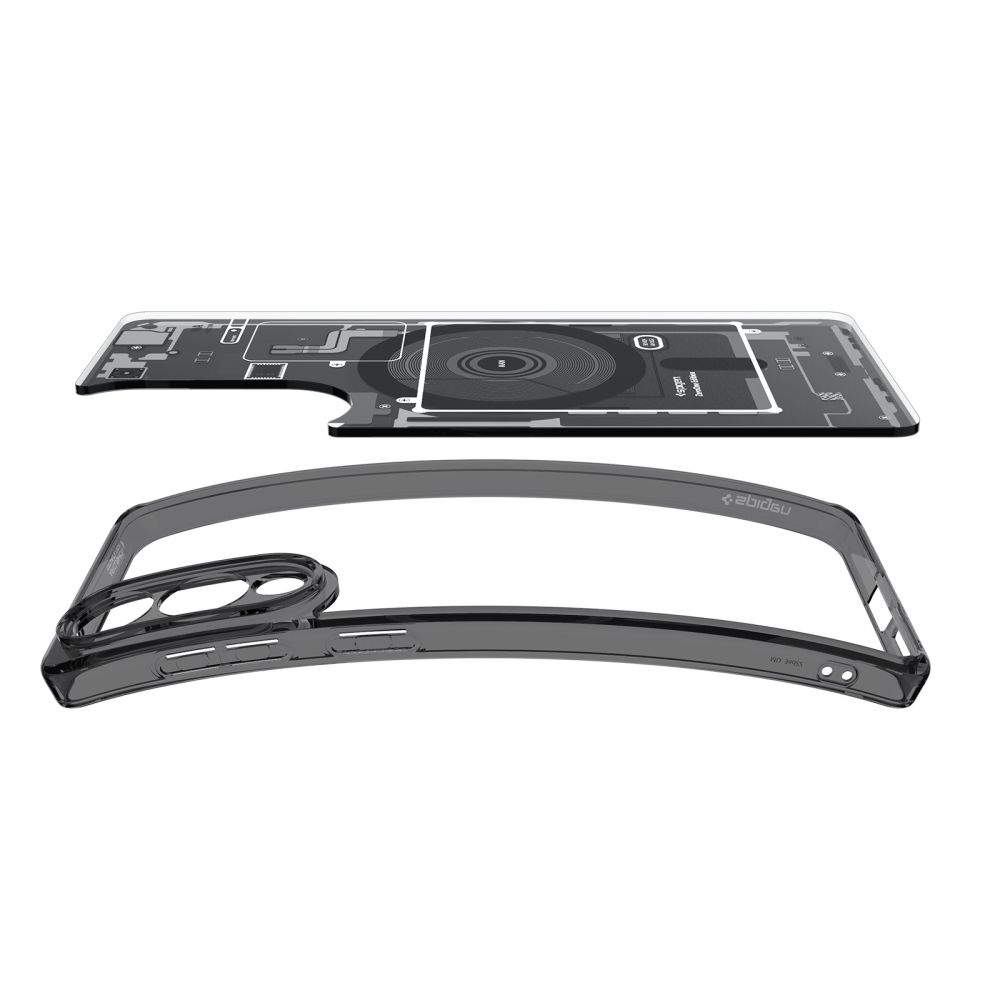 iTok webáruház - Samsung Spigen Ultra Hybrid Mag tok Samsung Galaxy S25 Edge készülékhez, nyomtatott (fekete) 6 Spigen Ultra Hybrid Mag Case with MagSafe for Samsung Galaxy S25 Edge with Print (fekete)