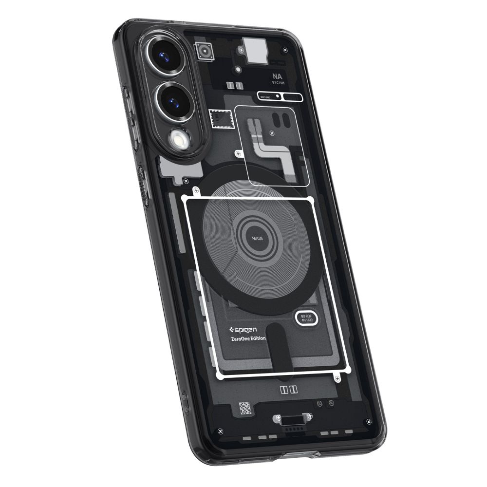 iTok webáruház - Samsung Spigen Ultra Hybrid Mag tok Samsung Galaxy S25 Edge készülékhez, nyomtatott (fekete) 7 Spigen Ultra Hybrid Mag Case with MagSafe for Samsung Galaxy S25 Edge with Print (fekete)