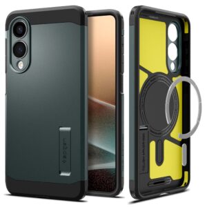 Spigen Tough Armor MagSafe tok Samsung Galaxy S25 Edge (zöld/fekete)